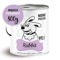 PAKA ZWIERZAKA Pepe triušis - drėgnas ėdalas šunims - 800g