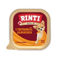 RINTI Gold Mini Kalakutiena su triušiu - drėgnas ėdalas šunims - 100g