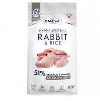 BALTICA NUTRACEUTIC Hipoalerginis Triušis ir Ryžiai M 3 kg