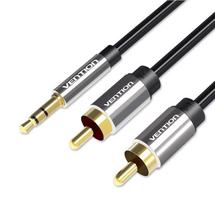 Vention BCFBF garso kabelis 1 m 3.5mm 2 x RCA