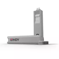 USB PORT TYPE-C BLOCKER 4PACK/WHITE 40427 LINDY