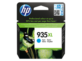HP 935XL didelės talpos žydro (Cyan) rašalo kasetė