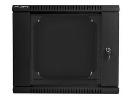 Lanberg | Rack cabinet 19" double-section wall-mount 9U/600x600 (flat pack) | WF02-6609-10B | Black|WF02-6609-10B