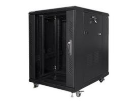 Lanberg | Rack cabinet 19" free-standing 15U/600x800 (flat pack) | FF01-6815-12B | Black|FF01-6815-12B