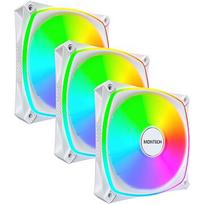 Montech RX120 PRO, Reverse Blade, 3 Pack, White RX120 PRO WHITE 3 IN 1