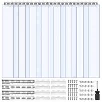 PVC juostinės durys 122 x 244 cm šaldytuvui