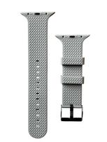 Silikoninis sportinis laikrodžio dirželis, Apple Watch dirželis, pilkas 42/44/45 mm
