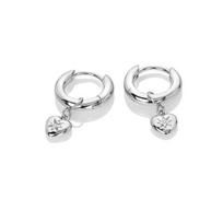 Hot Diamonds Romantiški sidabriniai auskarai su deimantais 2 in 1 Labiausiai mylimi DE718 sHD1554