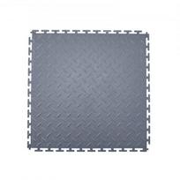 Garažo grindų plytelės, 51.3x51.3x0.5 cm, pilka, PVC