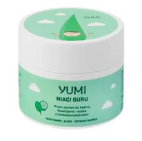 YUMI drėkinamasis ir balansuojantis alavijo, špinatų ir agurkų kremas veidui 50ml