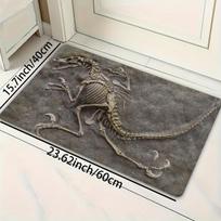 Minkštas dinozaurų fosilijų vonios kilimas, 15,7 * 23,62 colio 40 * 60 cm
