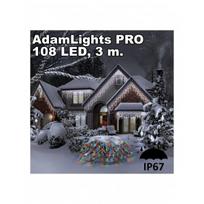 Profesionali AdamLights lauko girlianda varvekliai IP67, 108 LED, 300 x 50 cm