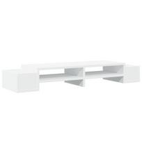 Monitoriaus laikiklis Monitoriaus stovas su vieta daiktams, baltas, 100x27x15cm CFE776659