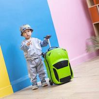 Naughty Boy Kids Car Luggage - 18-inch Carry-on Suitcase