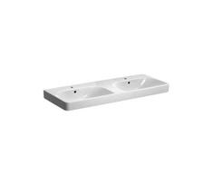 Geberit 500.223.01.1 - Pakabinamas dvigubas praustuvas Smyle Square 120x48 cm keramika/balta