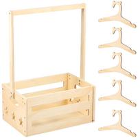 Wood Baby Shower Basket Closet Multipurpose Baby Shower Basket with organizer Baby Storage Crate Household Decorative