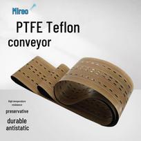 Tefloninė tinklinė konvejerio juosta - Atspari aukštai temperatūrai, korozijai ir dilimui 10*10 Mesh Conveyor Belt; Coffee, White, Black
