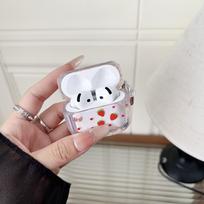 TPU Phantom Strawberry Bluetooth Case for AirPods Pro 2 AirPods 4 (2024 Model)