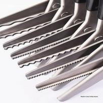 Banguotos nėrinės Rankų darbo Siuvėjo Žirklės su Šuns Dantis Overlock Raštu Audiniams ir Popieriui Kirpti 5mm Triangle