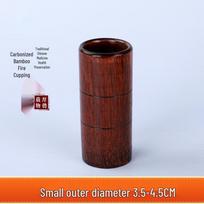 Bamboo Charcoal Fire Cupping Set - Carbonized Bamboo Tubes for Household Use
