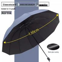 Extra Large Reinforced UV-Resistant Sun and Rain Umbrella