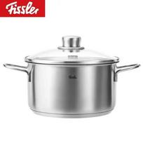 Fissler Wafuu serijos 20 cm nerūdijančio plieno sriubos puodas su stikliniu dangčiu