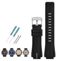 Silikoninė guminė apyrankė 24*16mm laikrodžio apyrankė timex laikrodžiams T2N738 T2N739 T2N720 T2N721 T49706 laikrodžio apyrankė sportinė silikoninė apyrankė 24-16mm