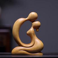 Buksmedžio Modernus Minimalistinis Poros Drožyba: Jane Love Art Medinis namų dekoras