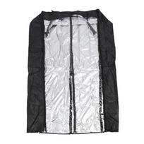 Laikymo lentynos dulkių uždangalas Skaidrus PVC 210D Sidabru dengtas Poliesteris Vielinio stovo apsauga Garažui, Rūsiui, Sandėliui Large 35.83x15.75in white
