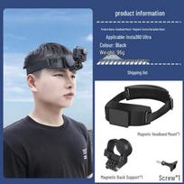 Insta360 GO Ultra Magnetic Headband Mount - Hands-Free Action Camera Support