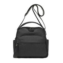 Women Plaid Sling Bag Shoulder Bag Crossbody Purse with Geometric Adjustable Strap Handbag with Top žalia
