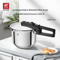 ZWILLING EcoQuick II 6L nerūdijančio plieno slėginis puodas