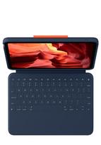 LOGITECH Rugged Combo 4 Case with Integrated Keyboard, Classic Blue, for Apple iPad 11", (A16) / iPad 10.9", (10th Generation)