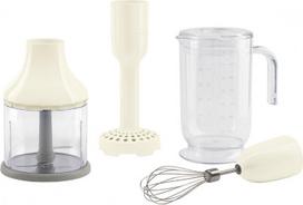 Virtuvinis Maišytuvas - SMEG HANDMIXER HBAC11CR 1.4L Matuoklis, 500ml Smulkintuvas, Grietinėlė, Baltas