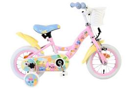 Vaikiškas dviratis Disney Stitch 12", rožinis, Roze