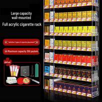 Akrilinė sieninė cigarečių ir gumos vitrina parduotuvėms ir prekybos centrams Acrylic/2 packs, 2 layers, 6 columns