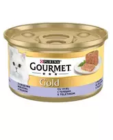 Purina Gourmet Gold Pate konservai katėms su veršiena, 85 g