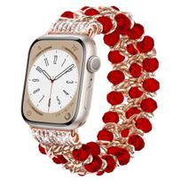 Su Blizgučiais perlais suderinamas „Apple Watch“ moteriškas 38 mm 40 mm 41 mm 42 mm 44 mm 45 mm dirželis iWatch Ultra Series SE 9 8 7 6 5 4 3 2 1 juosta 38mm 40mm 41mm