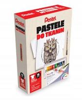 Pentel tekstilinių kreidelių rinkinys su marškinėliais