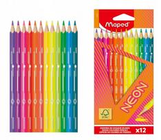Maped Neon Colorpeps kreidelės 12 neoninių spalvų, trikampės