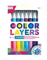 Dvipusiai "color Layers" flomasteriai, 8 vnt.