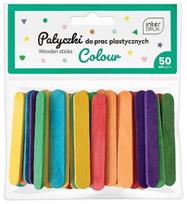 Spalvoti plastilino pagaliukai 65mm, 50 vnt.