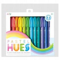 Ooly Pastel Hues rinkinys: 12 pastelinių spalvų markerių