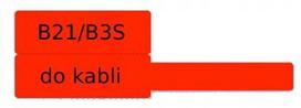.NIIMBOT B21/B3S kabelių etiketės 25*38mm 100vnt.