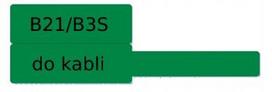 .NIIMBOT B21/B3S kabelių etiketės 25*38mm 100vnt.