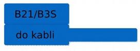 .NIIMBOT B21/B3S kabelių etiketės 25*38mm 100vnt.