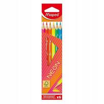 Maped Colorpeps Neon kreidelės, 6 vnt.