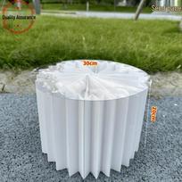 Origami Romėniško Stulpelio Stovas Tortams ir Dekoracijoms white