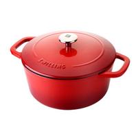 ZWILLING Red Cast Iron Enamel Dutch Oven raudona be garų generatoriaus spalva