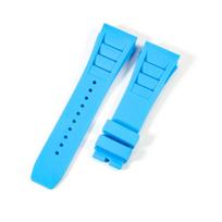 Silikoninė laikrodžio apyrankė Richard Mille vyriškam, paaukštinta, atspari vandeniui, prakaitui, burnos gumos laikrodžio apyrankės priedai 25 mm apyrankė 25mm&No tools